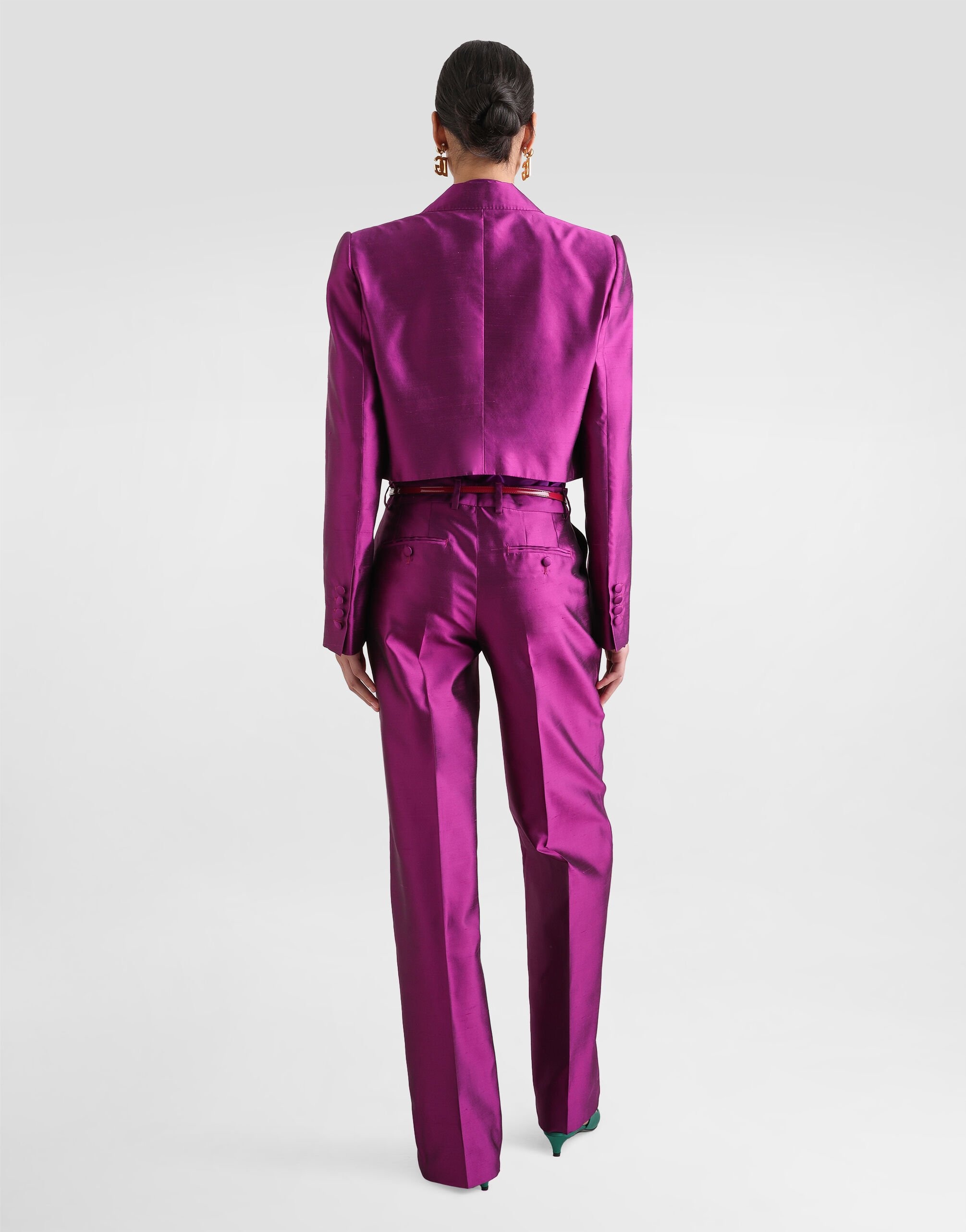Satin shirt with pussy-bow - 3