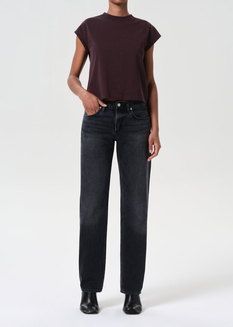 AGOLDE LOW RISE LOOSE IN SYMBOLIC outlook