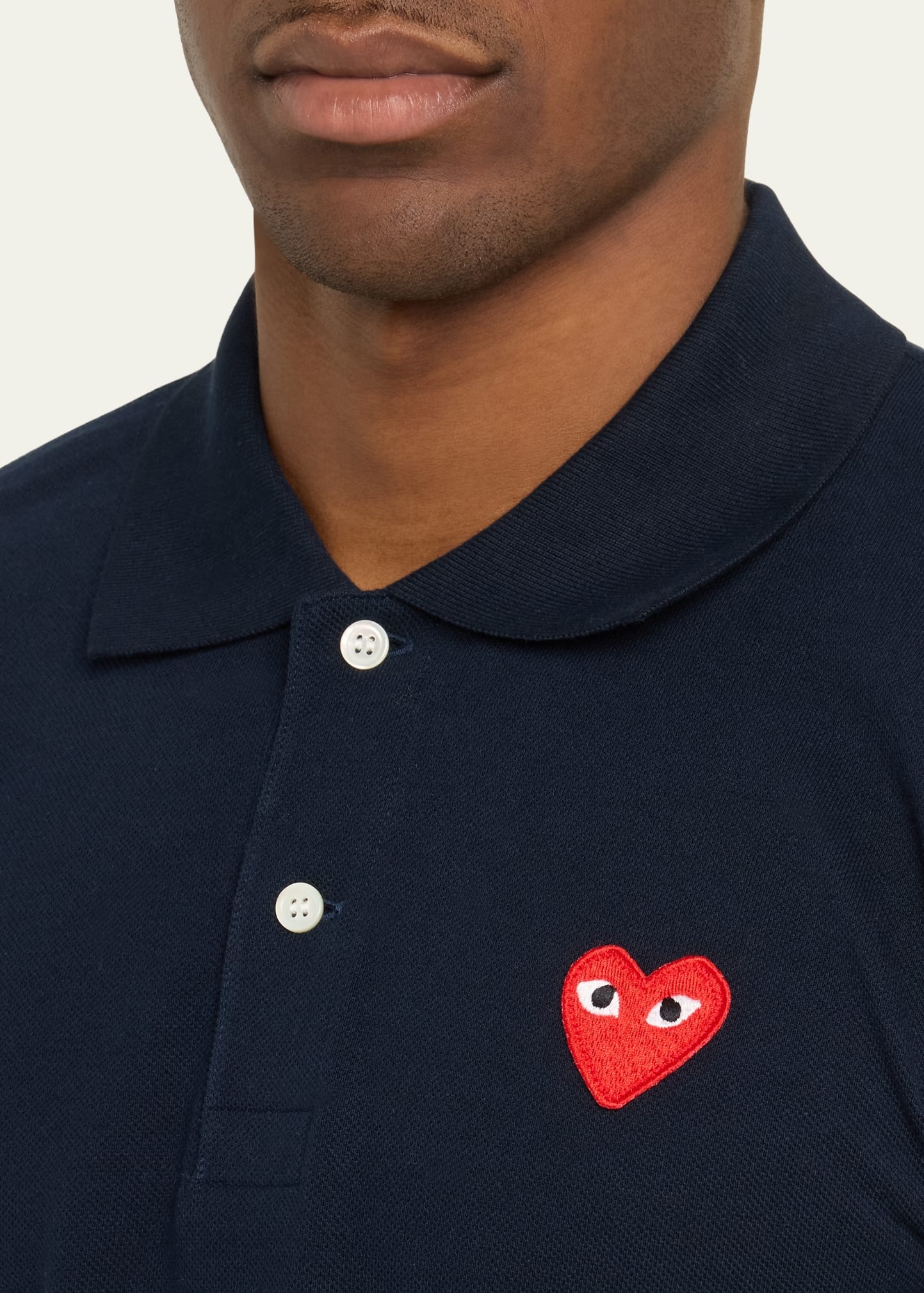 Men's Polo Shirt with Heart - 5