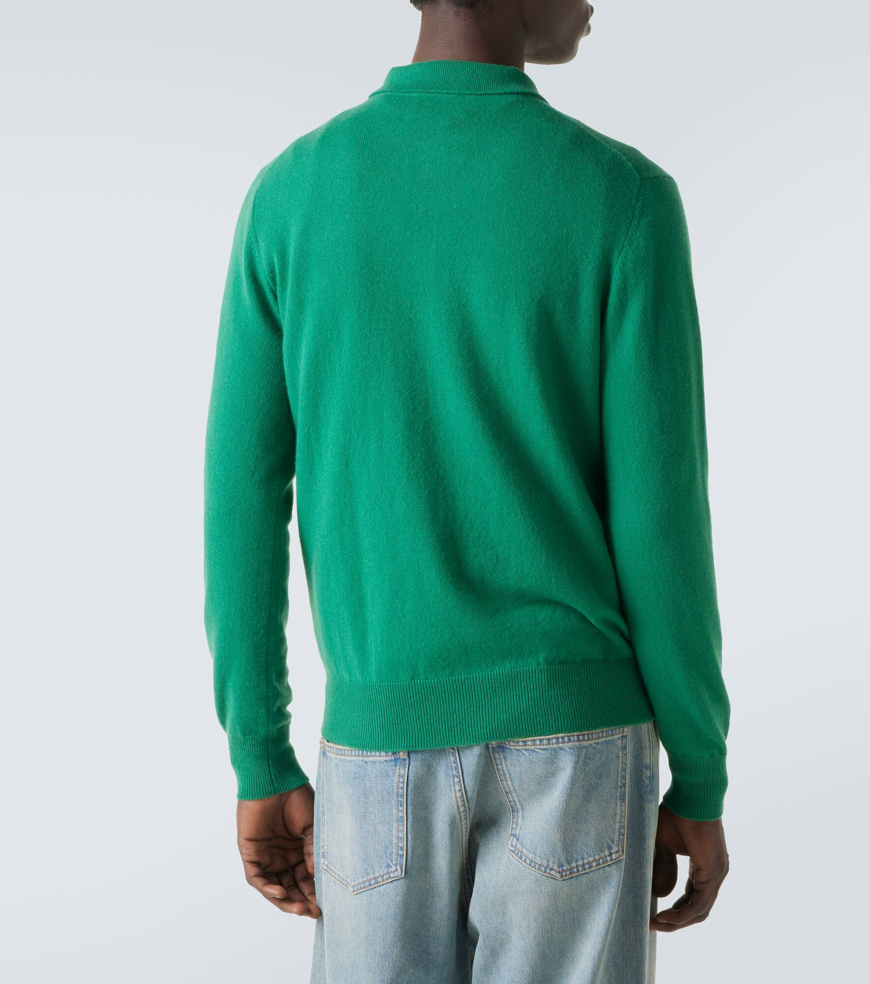 Cashmere polo sweater - 4