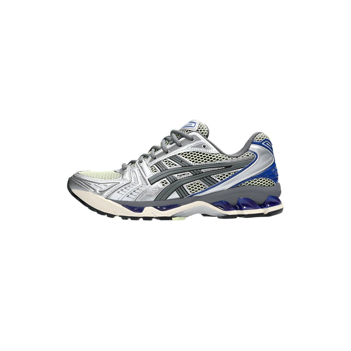 GEL-KAYANO 14 SNEAKERS (SOFT YELLOW/ASICS BLUE) - 6