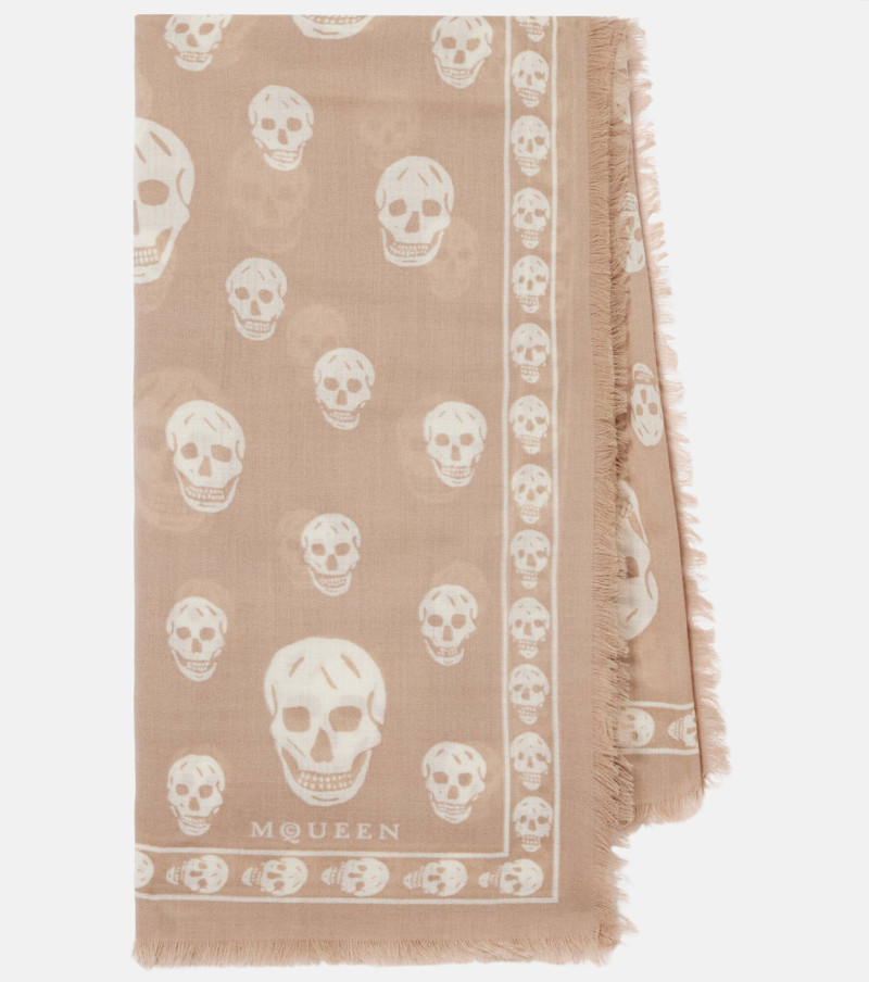 Skull wool scarf 1