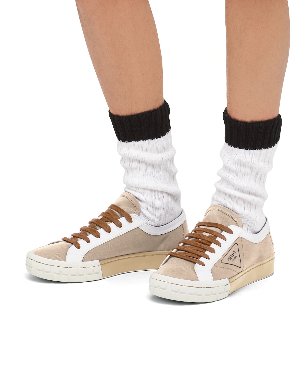 Cassetta Wheel Gabardine Fabric Sneakers - 5