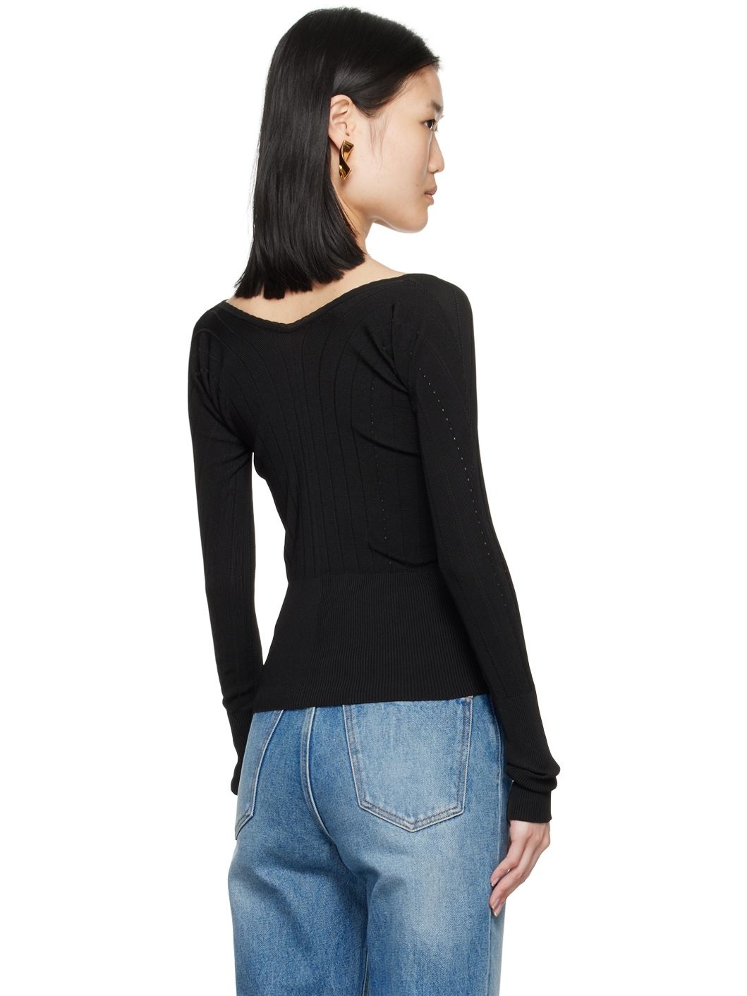 Black Les Classiques 'Le haut Pralù' Sweater - 3