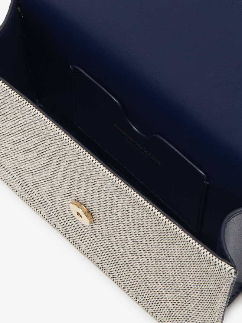 Women's The Biker Small Skull Bag in Grey/navy 5