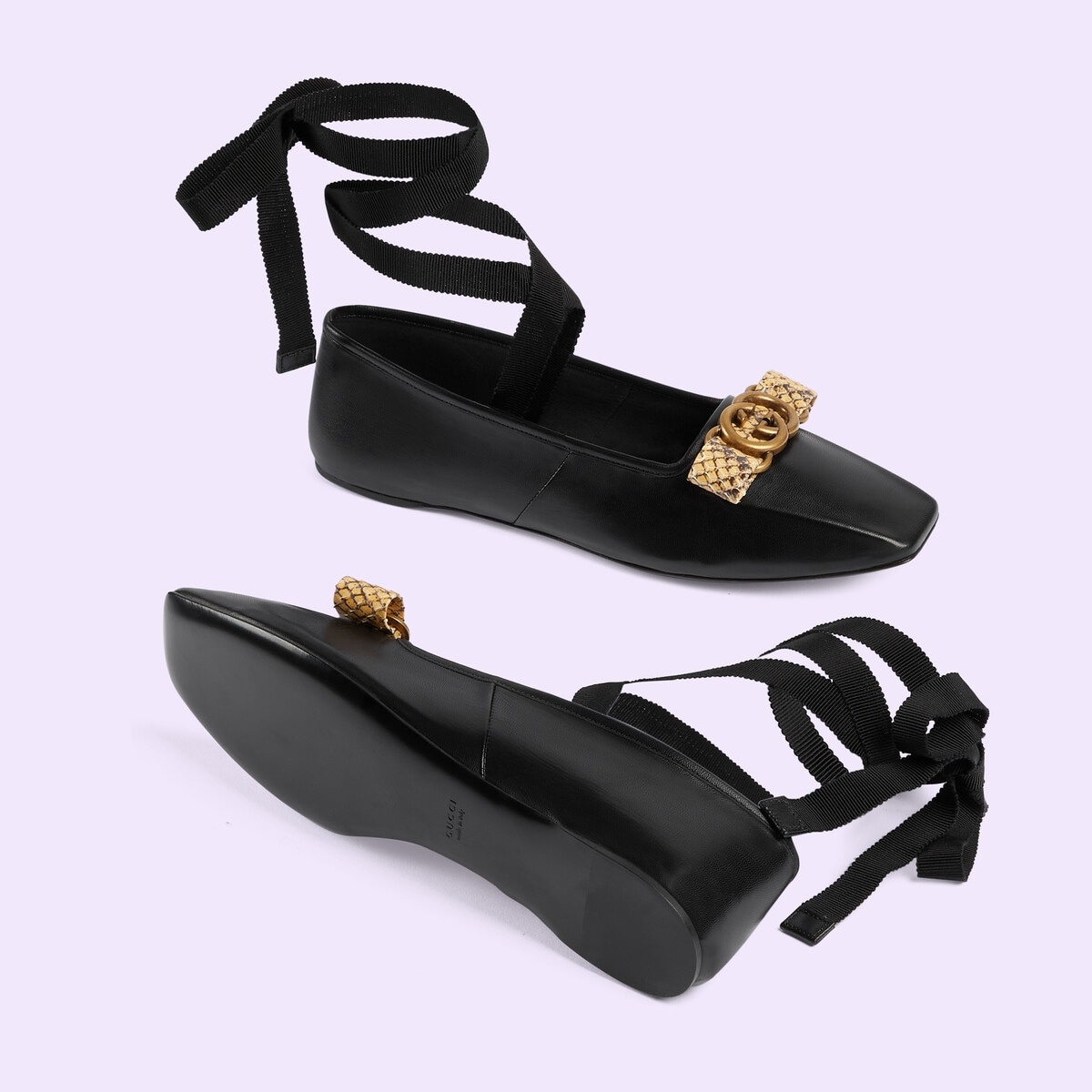 Women's Interlocking G ballet flat - 6