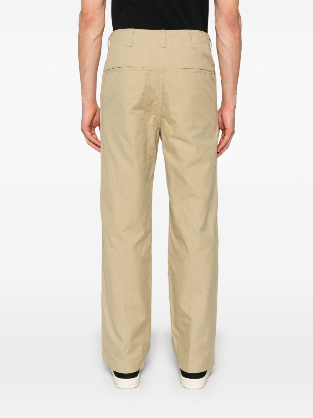 wide-leg chinos - 4