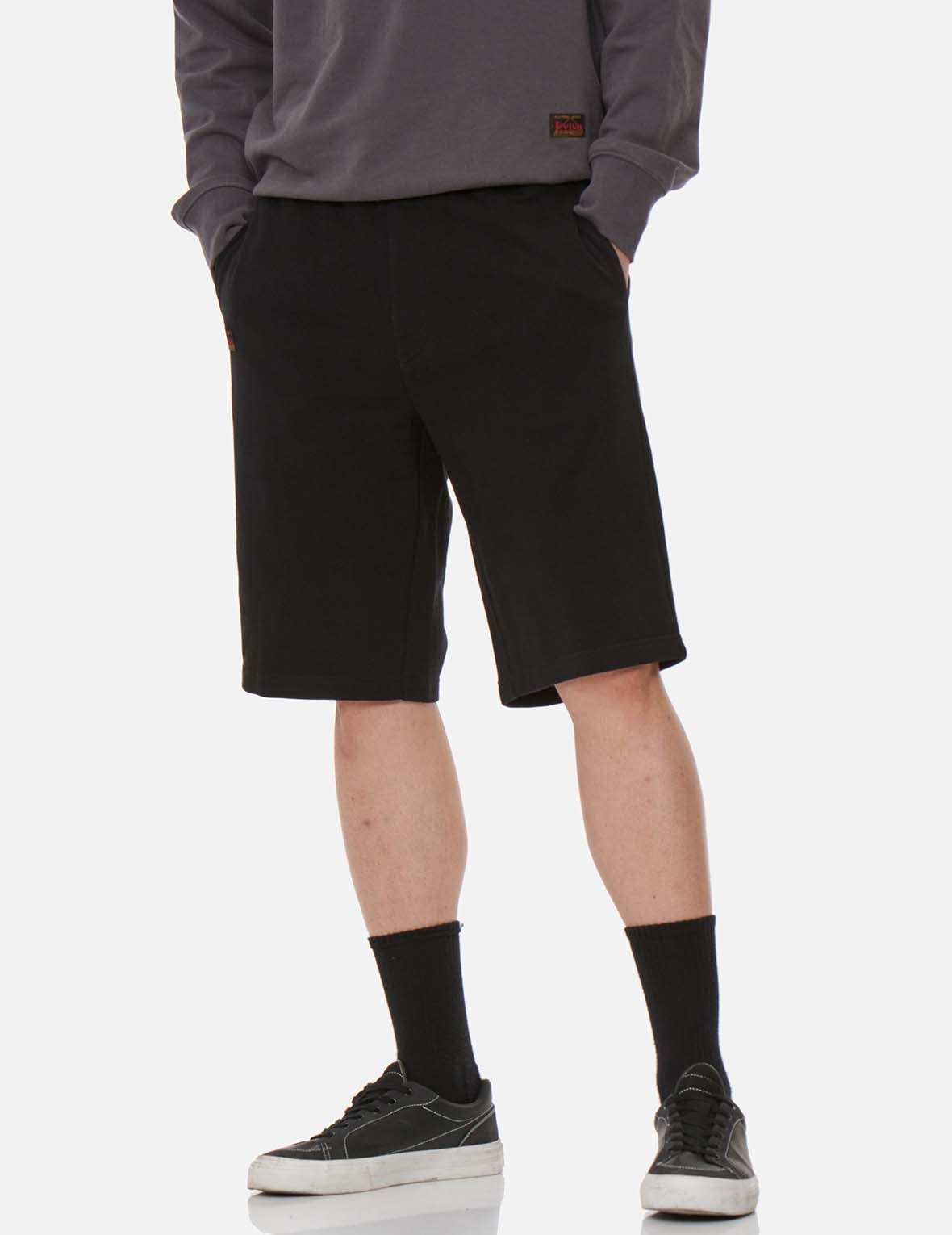 HANDWRITTEN LOGO PRINT SWEAT SHORTS - 4
