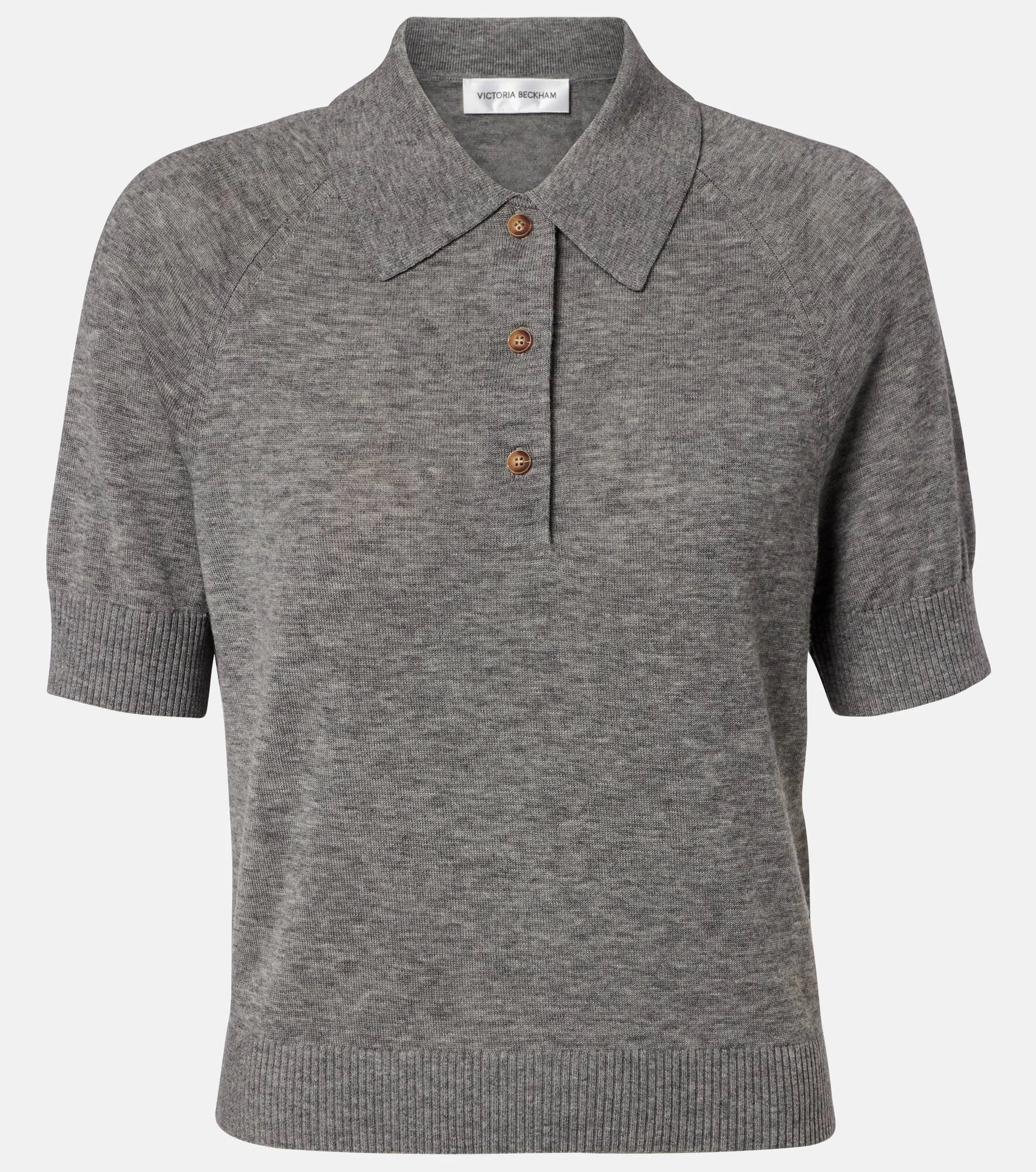 Wool polo shirt - 1
