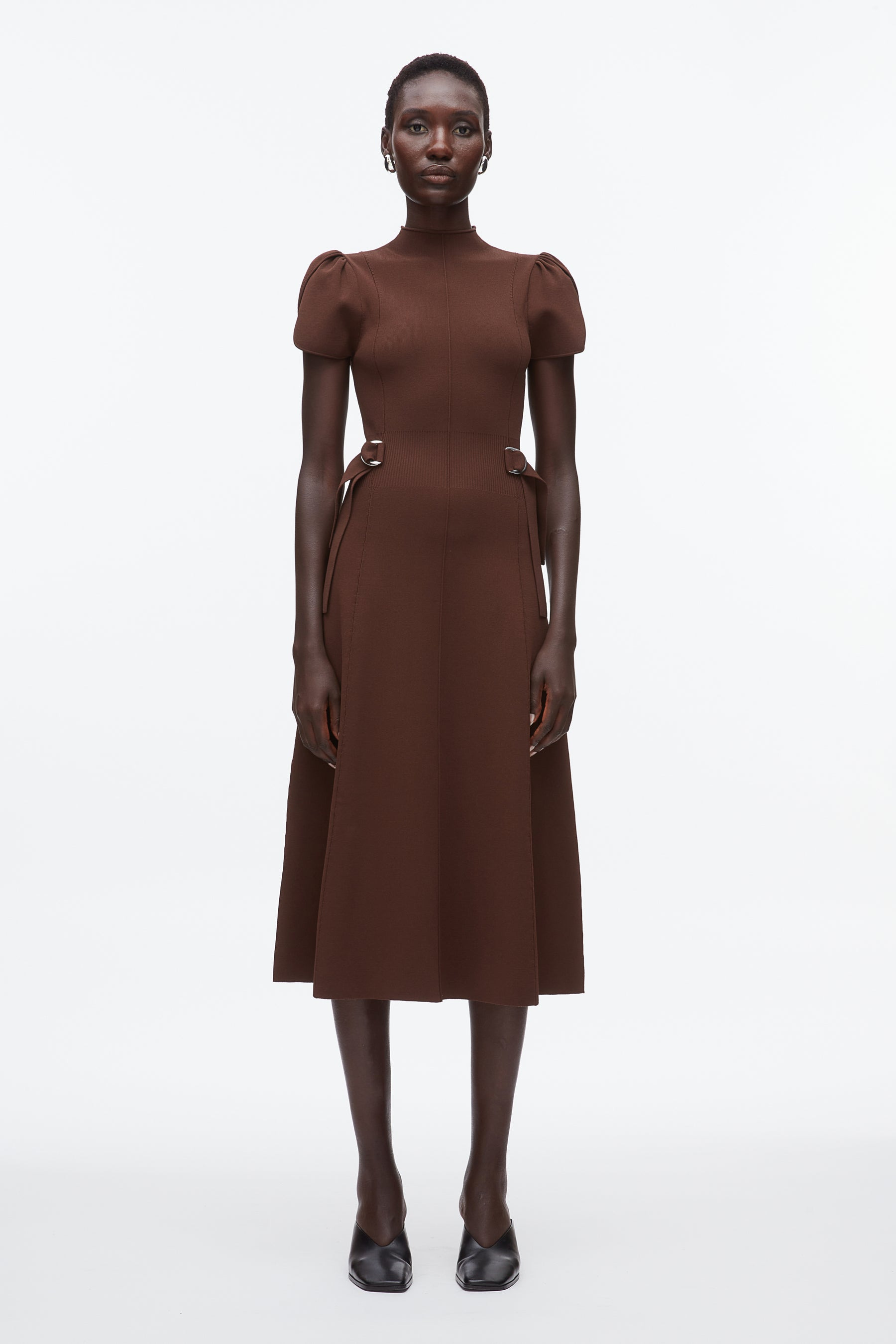 Compact Rib Tulip Dress - 3