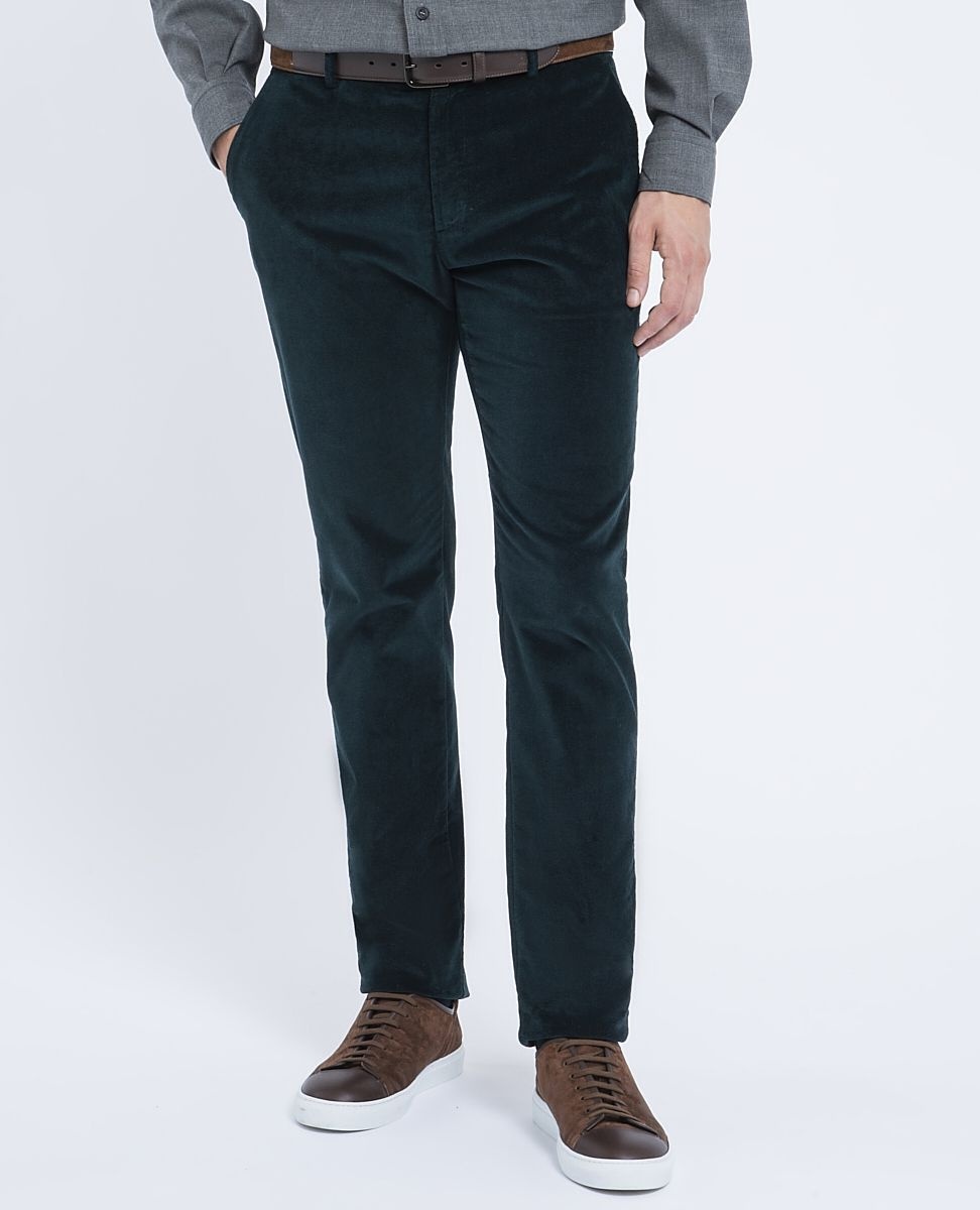 Stretch cotton trousers - 2