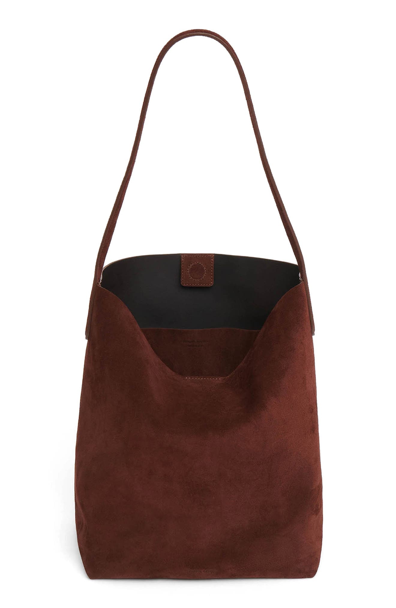 Mansur Gavriel Everyday Cabas Suede Hobo Bag in Chocolate at Nordstrom - 5