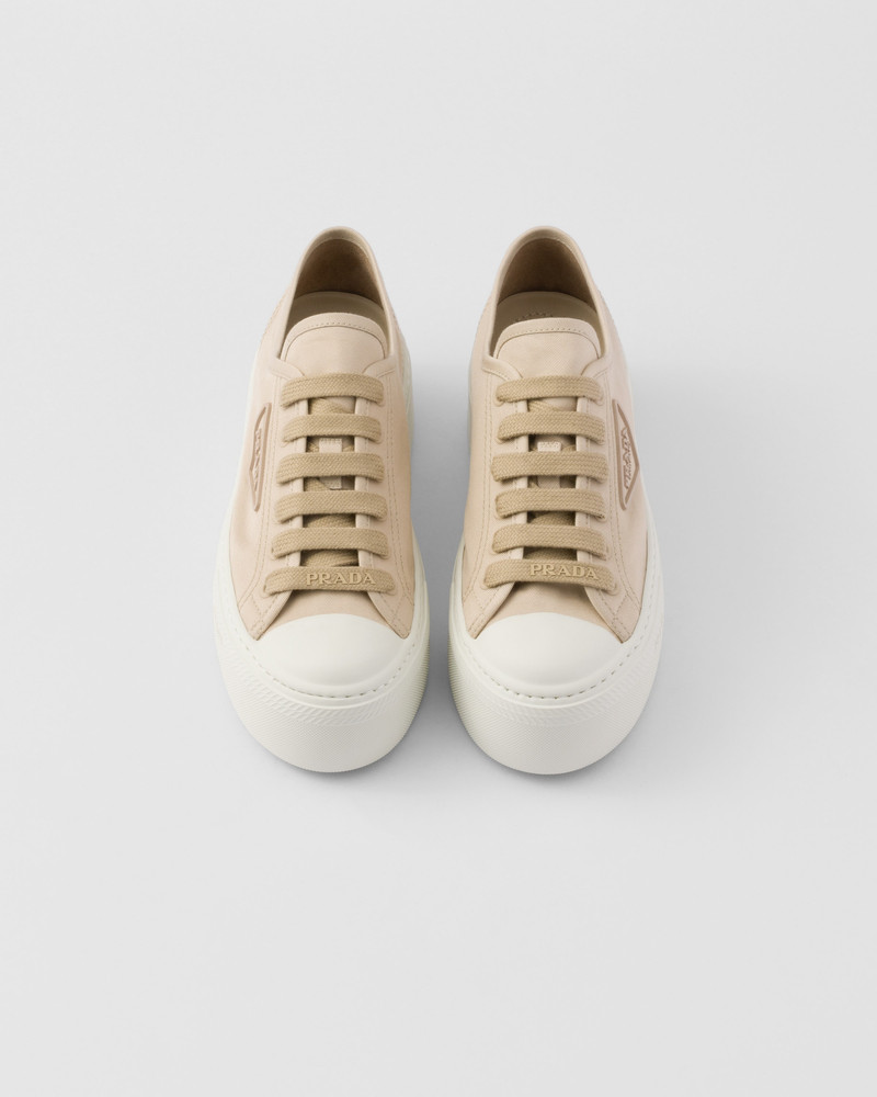 Laced fabric sneakers 4