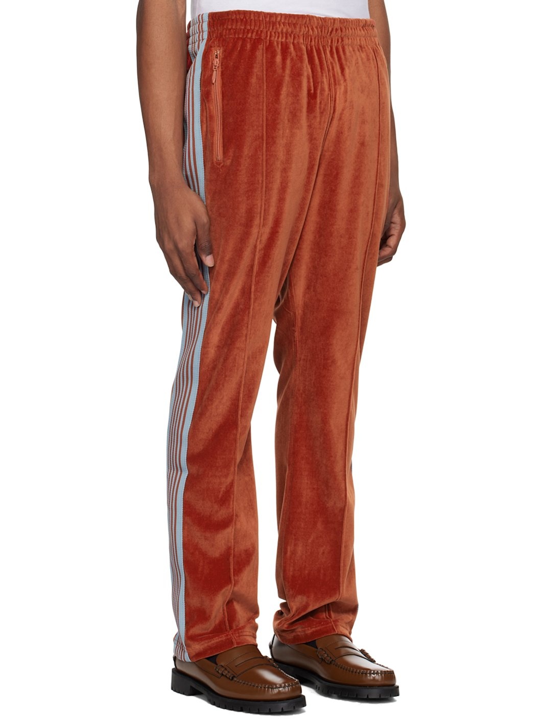 Orange Narrow Track Pants - 2