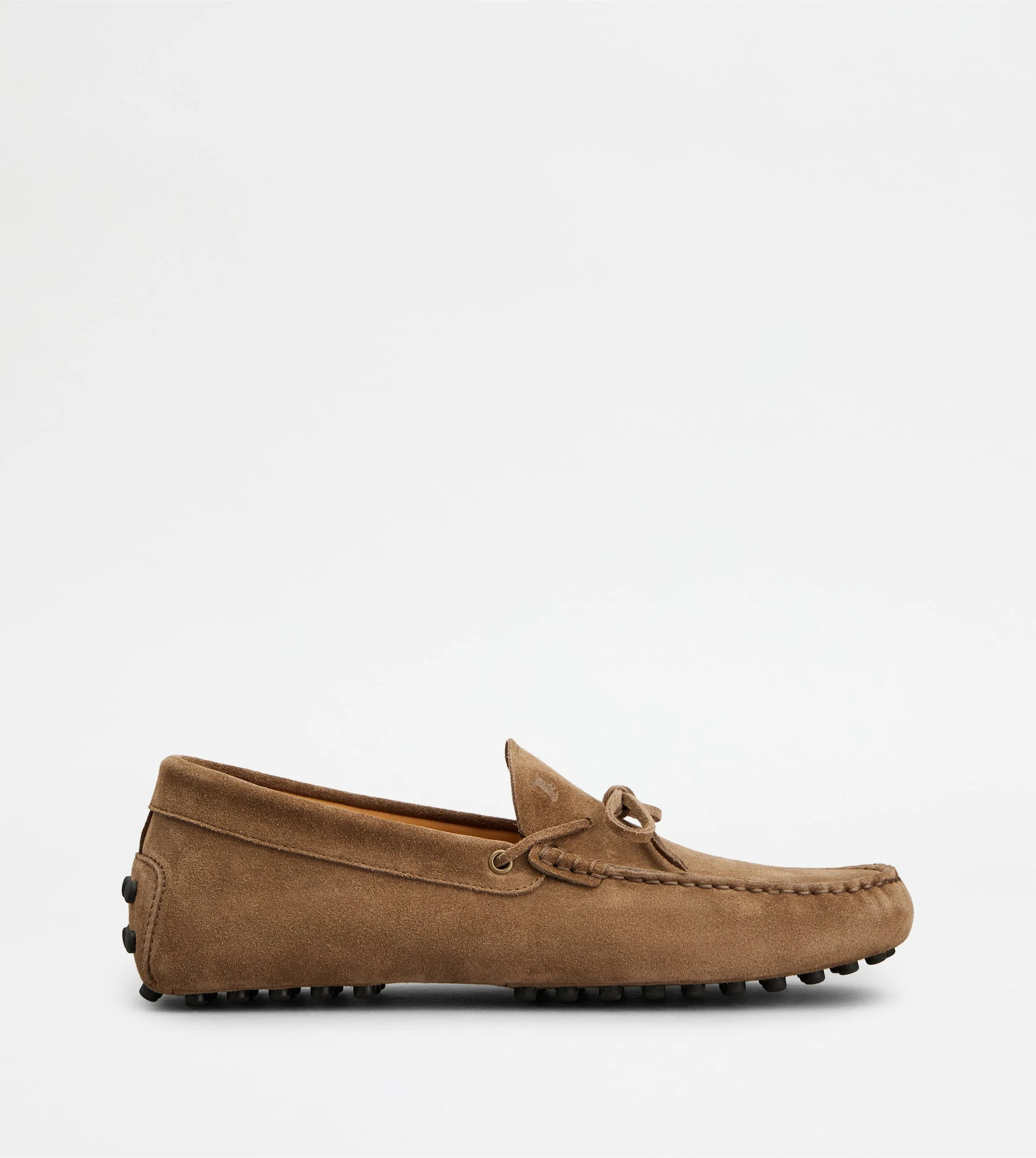 GOMMINO LOAFERS IN SUEDE - BROWN - 1