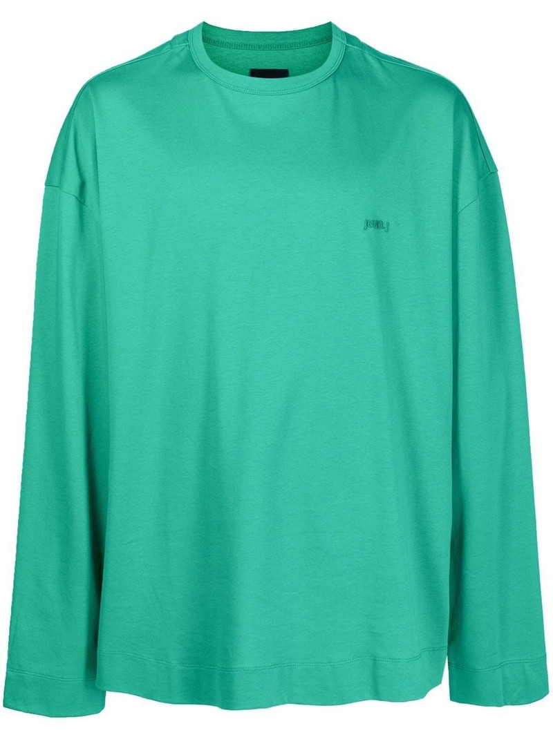 logo-patch sweatshirt 1