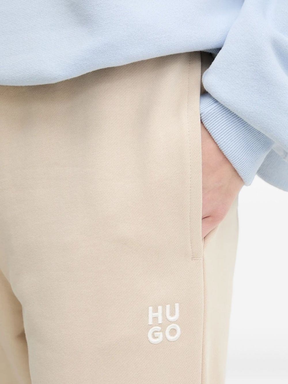 logo-embroidered joggers - 3