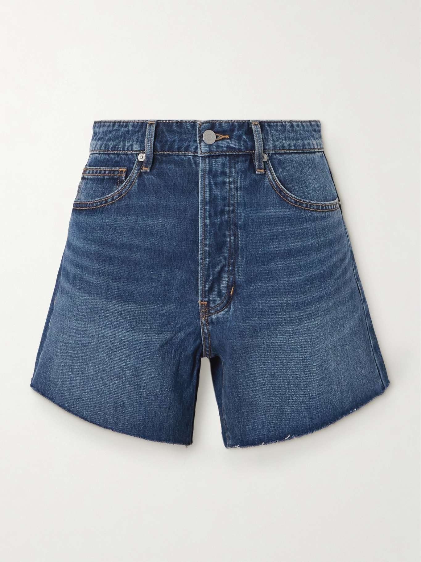 Ellis frayed denim shorts - 1