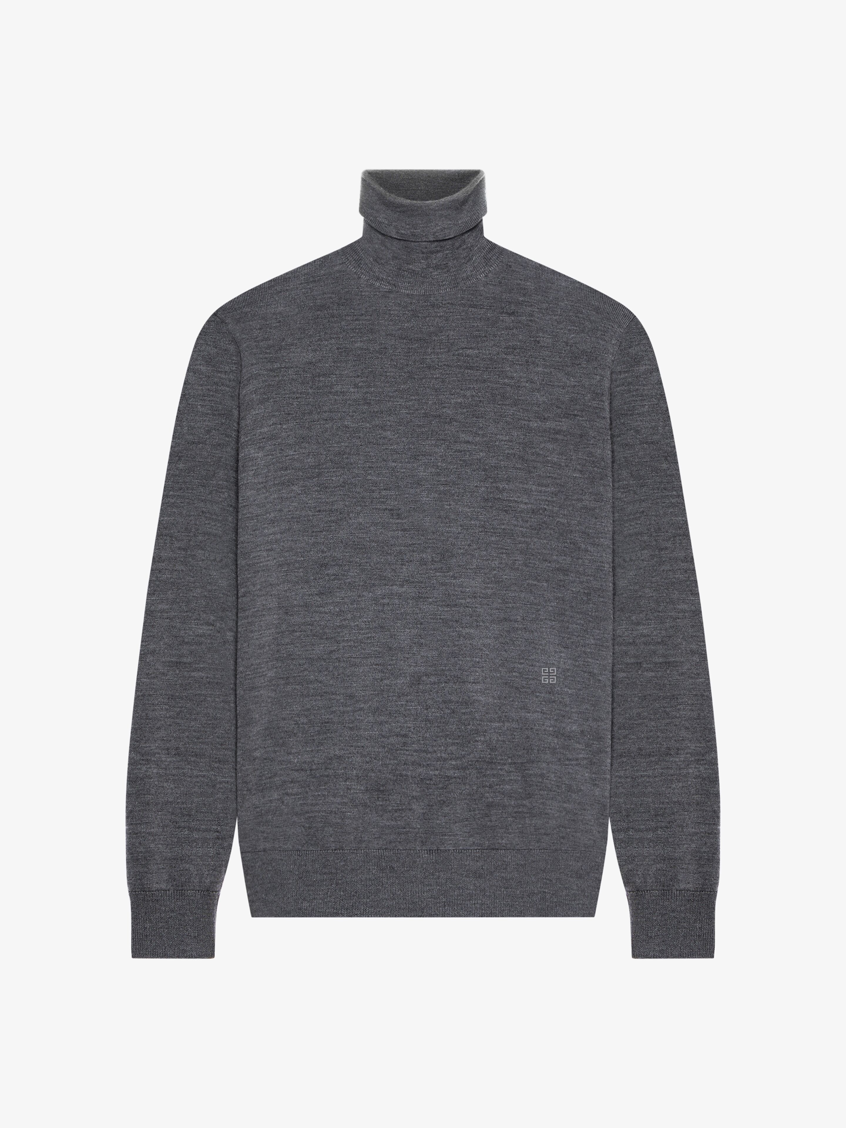 TURTLENECK SWEATER IN WOOL AND CASHMERE - 1