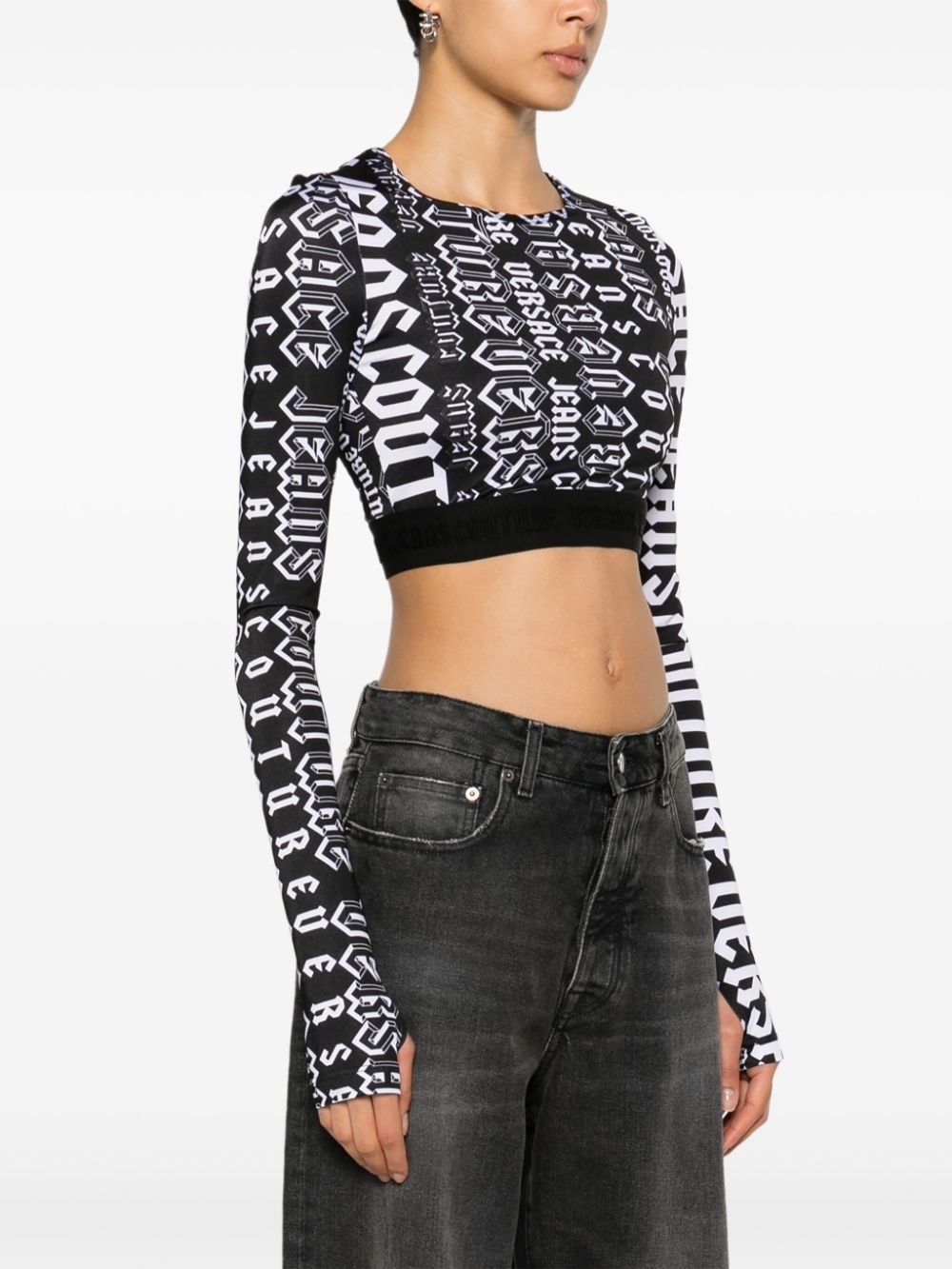 Logomania crop top - 3