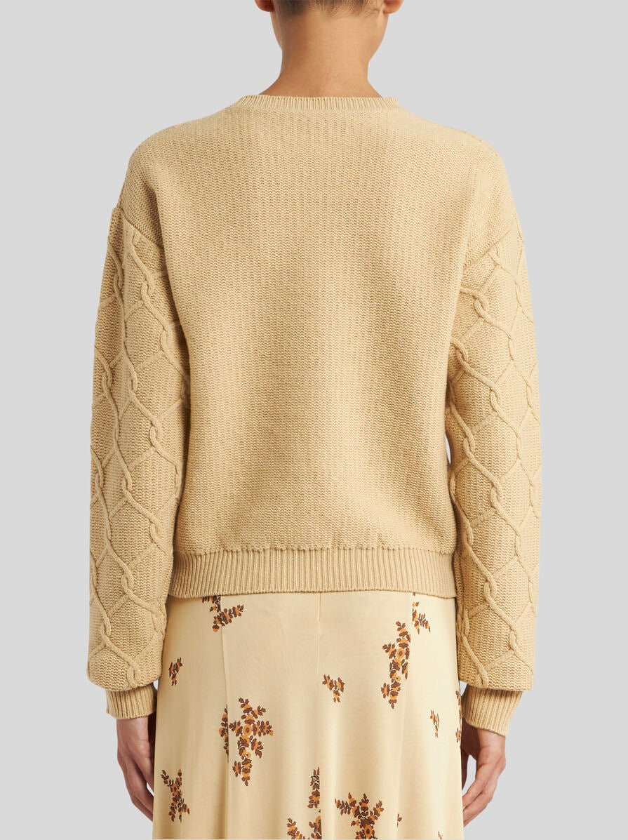 WOOL AND CASHMERE JUMPER WITH EMBROIDERY - 5