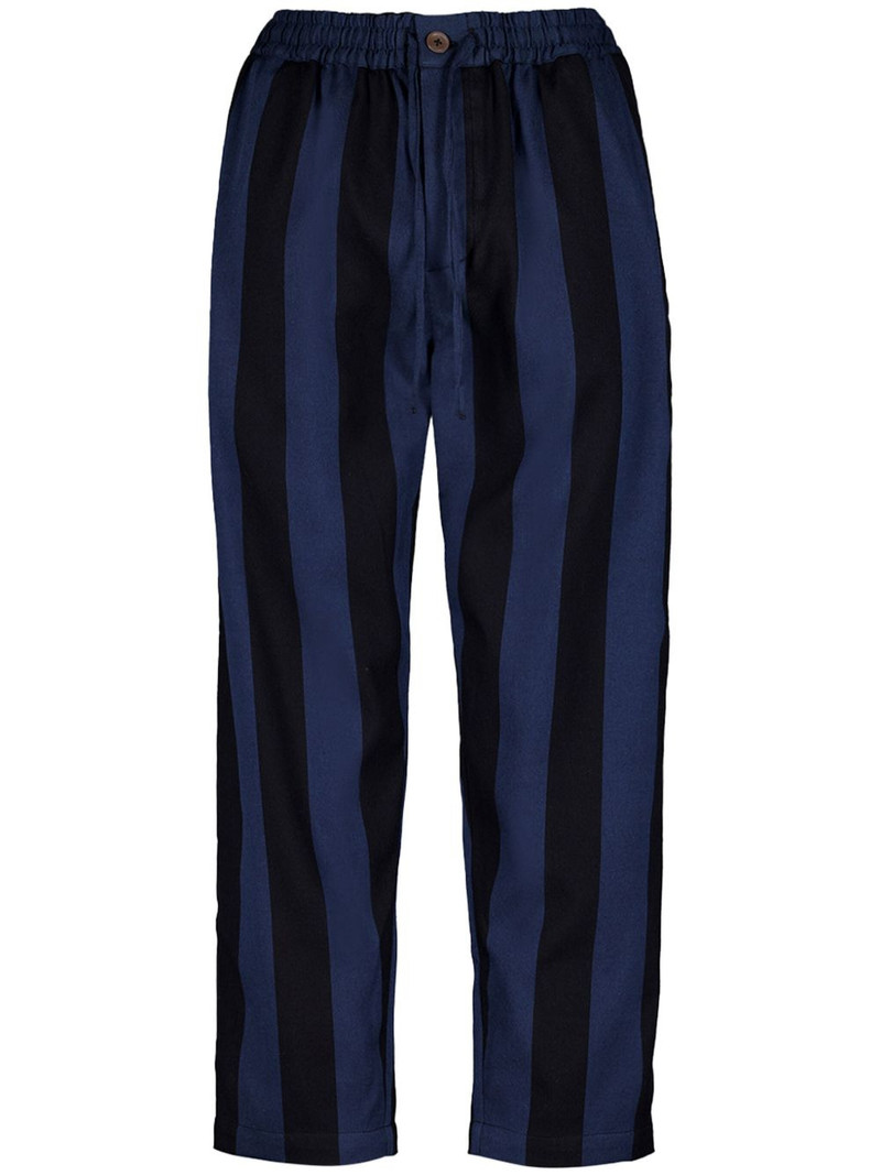 striped cotton trousers 1
