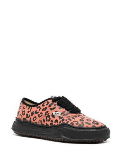 Maison MIHARAYASUHIRO leopard-print low-top trainers outlook