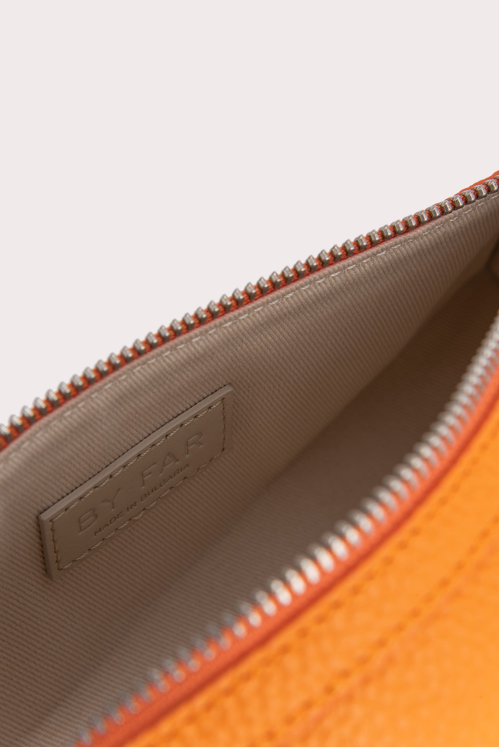 Karo Orange Flat Grain Leather - 8