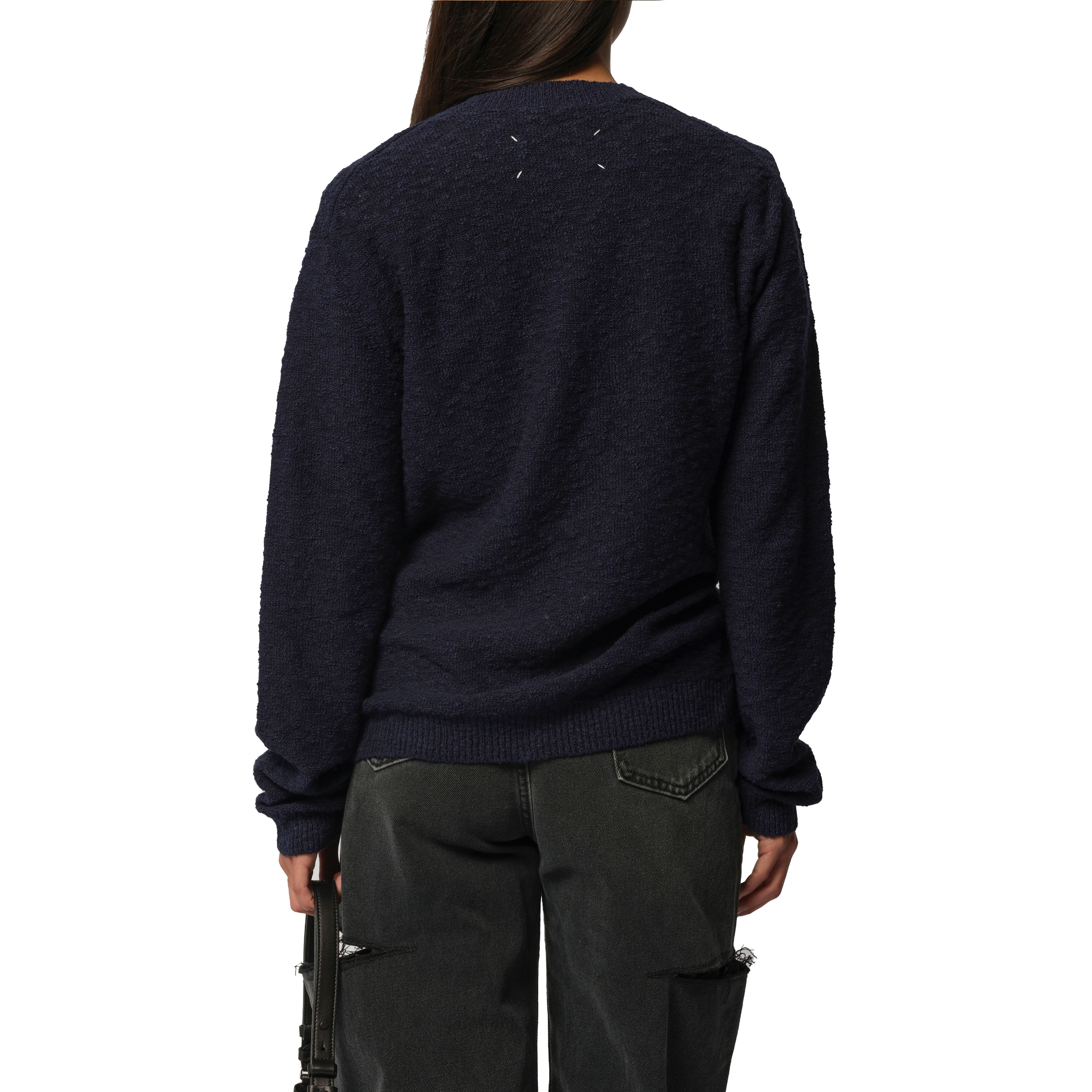 Boucle Sweater in Blue - 6