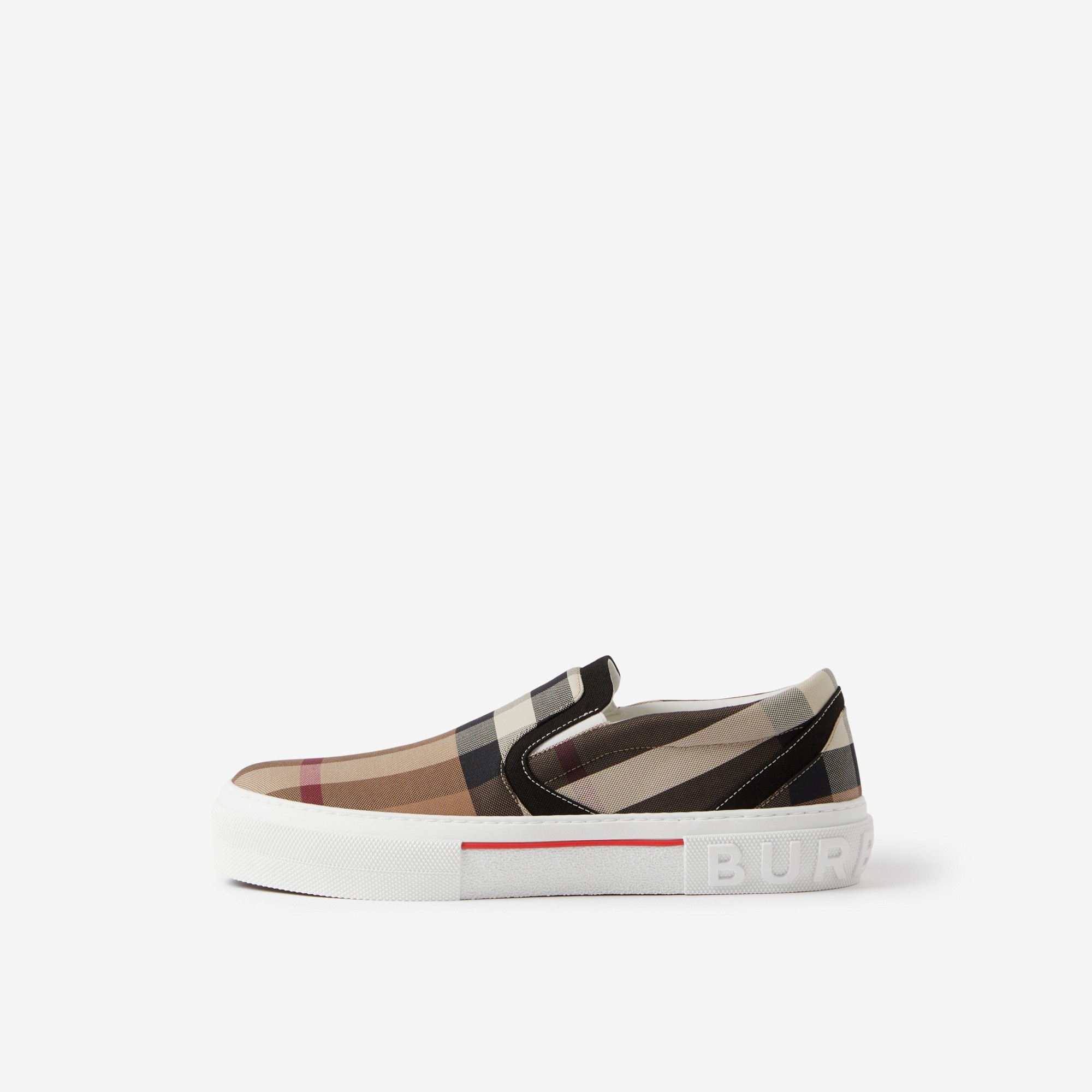Check Cotton Sneakers - 5