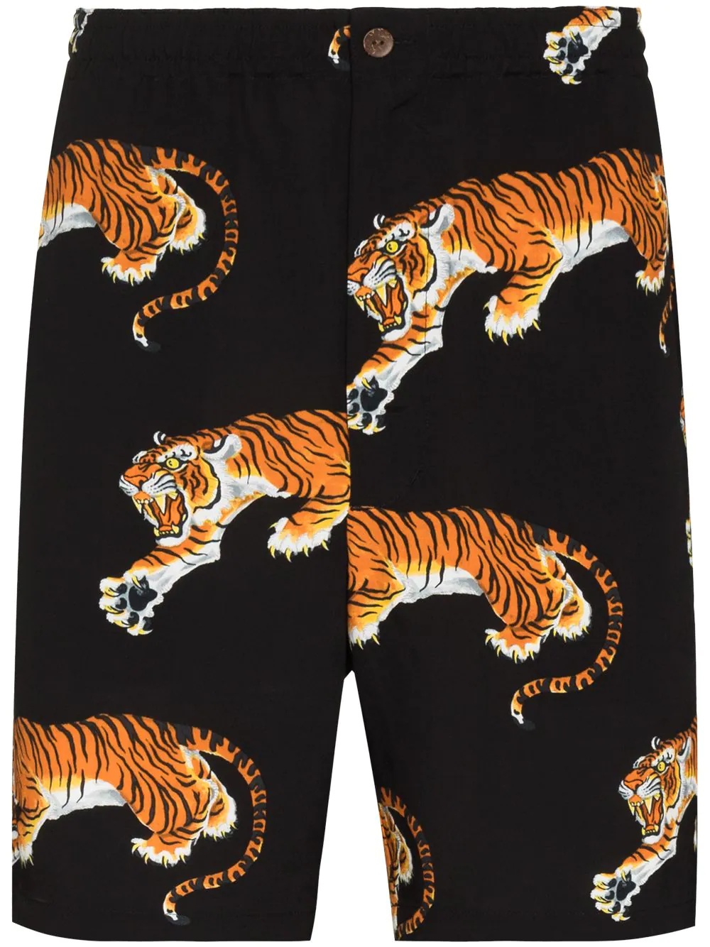 Tim tiger-print bermuda shorts - 1