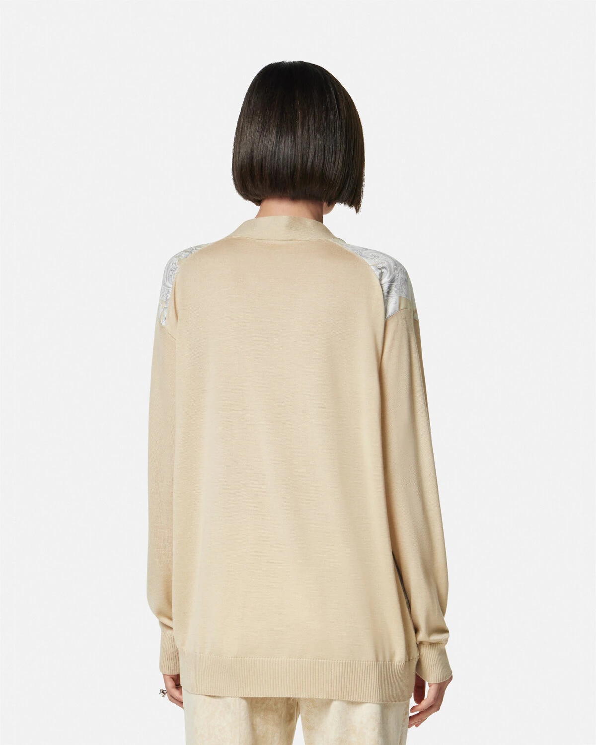 Medusa Contrasto Knit Cardigan - 5