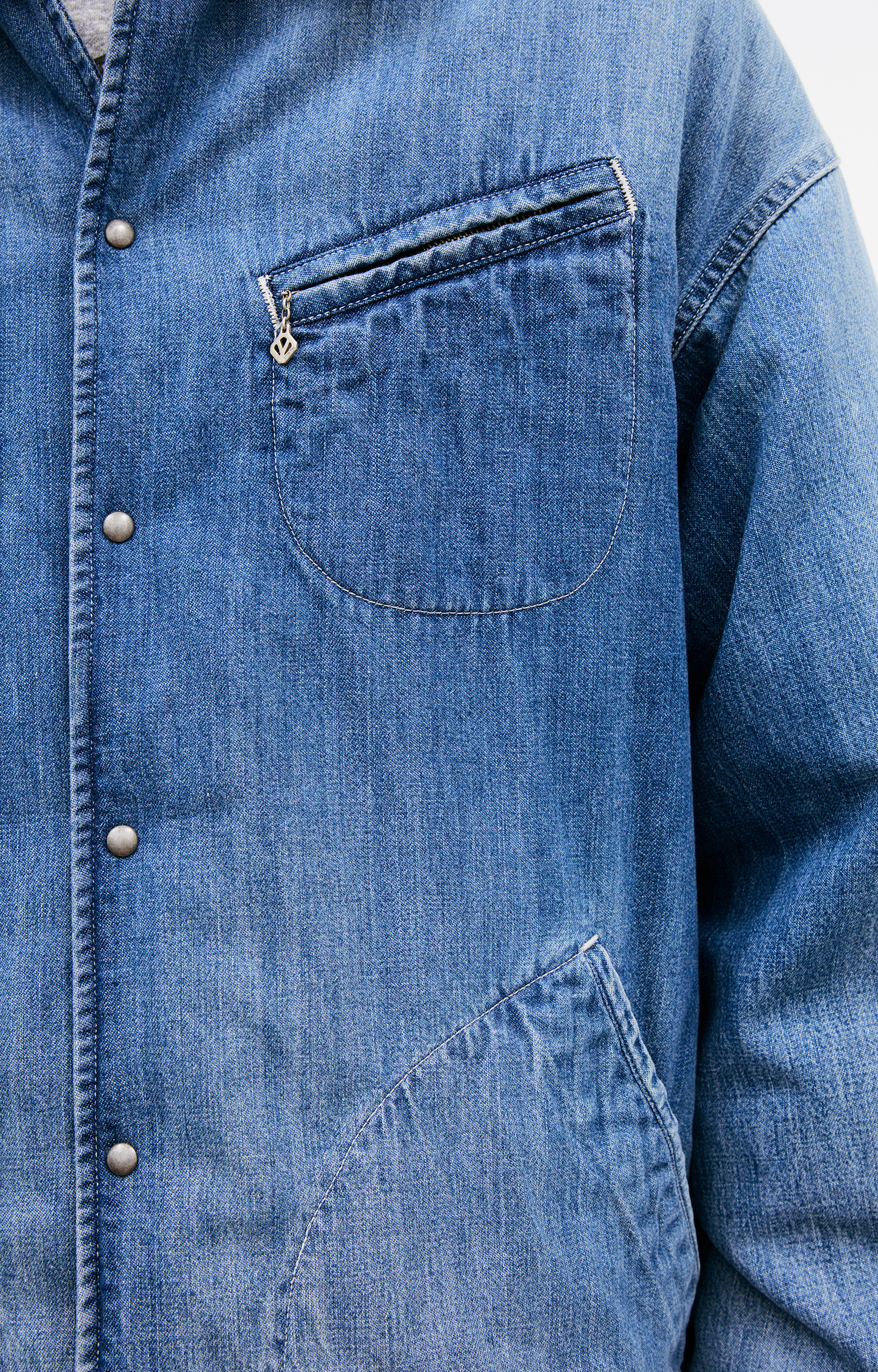 PUFFED DENIM JACKET - 4