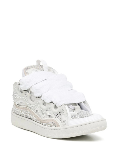 Lanvin Curb rhinestone sneakers outlook