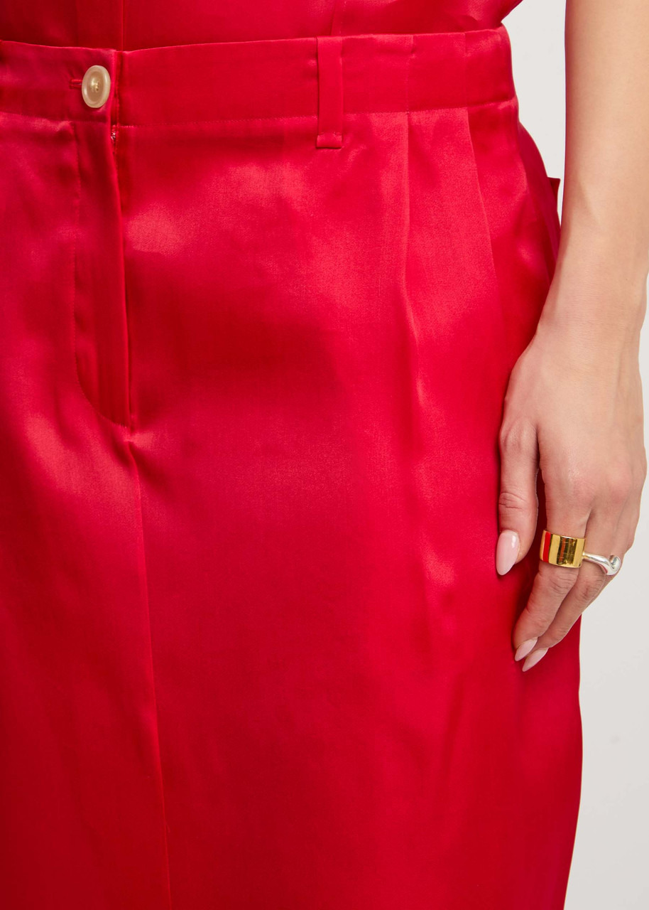 Khaite Lucian Semi-sheer Silk Maxi Skirt - 5
