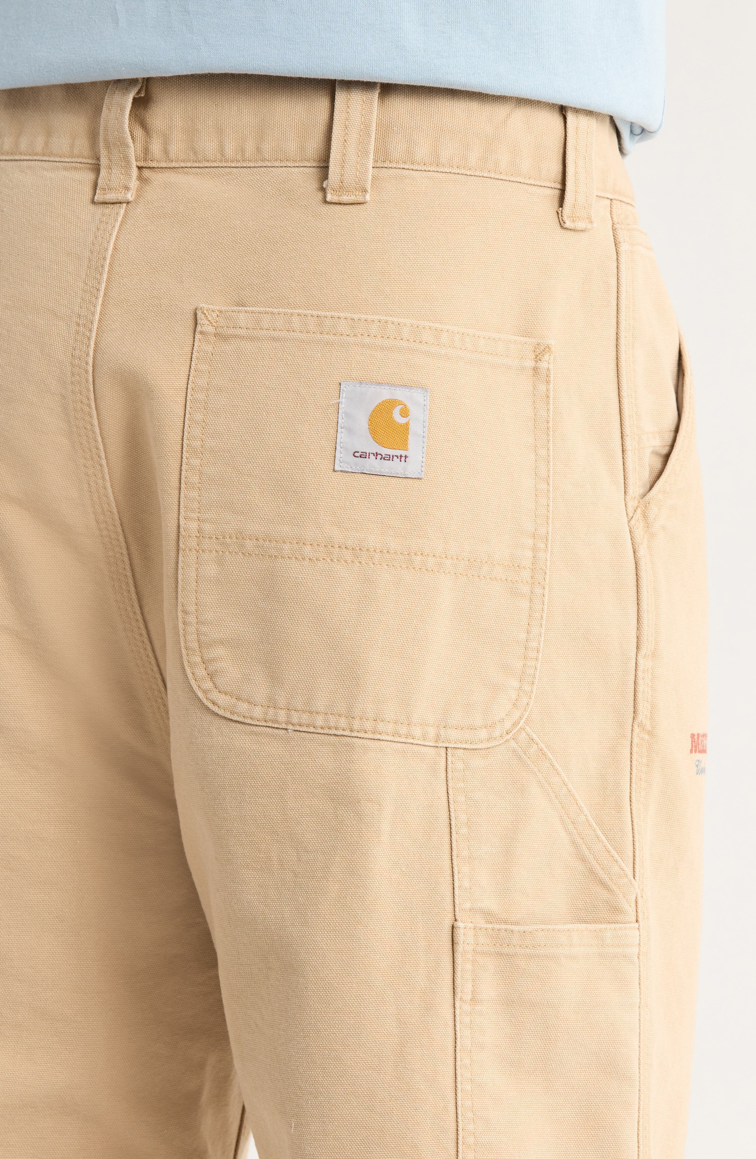 Carhartt Work In Progress OG Single Knit Loose Organic Cotton Canvas Pants in Dusty H Brown at Nords - 4