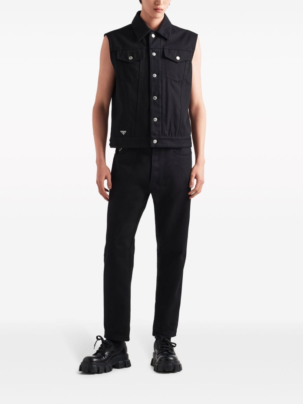 mid-rise straight-leg jeans - 2