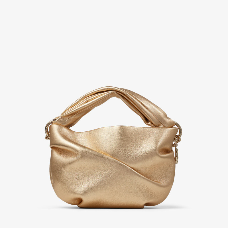 Bonny
Gold Metallic Nappa Bag with Twisted Handle 1
