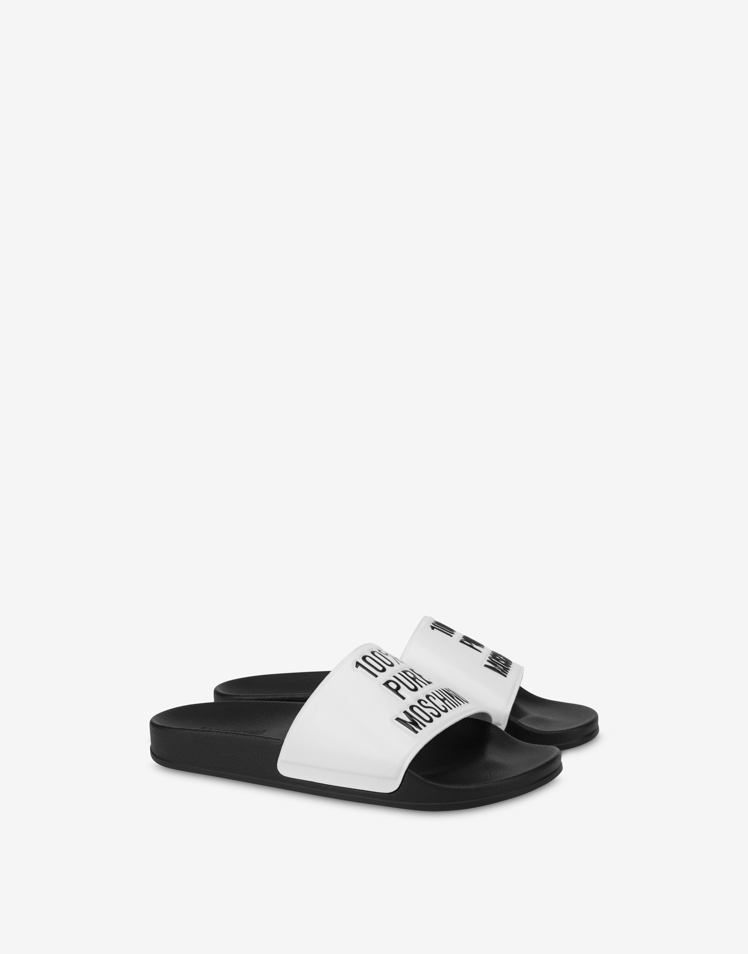 100% PURE MOSCHINO POOL SLIDERS - 1