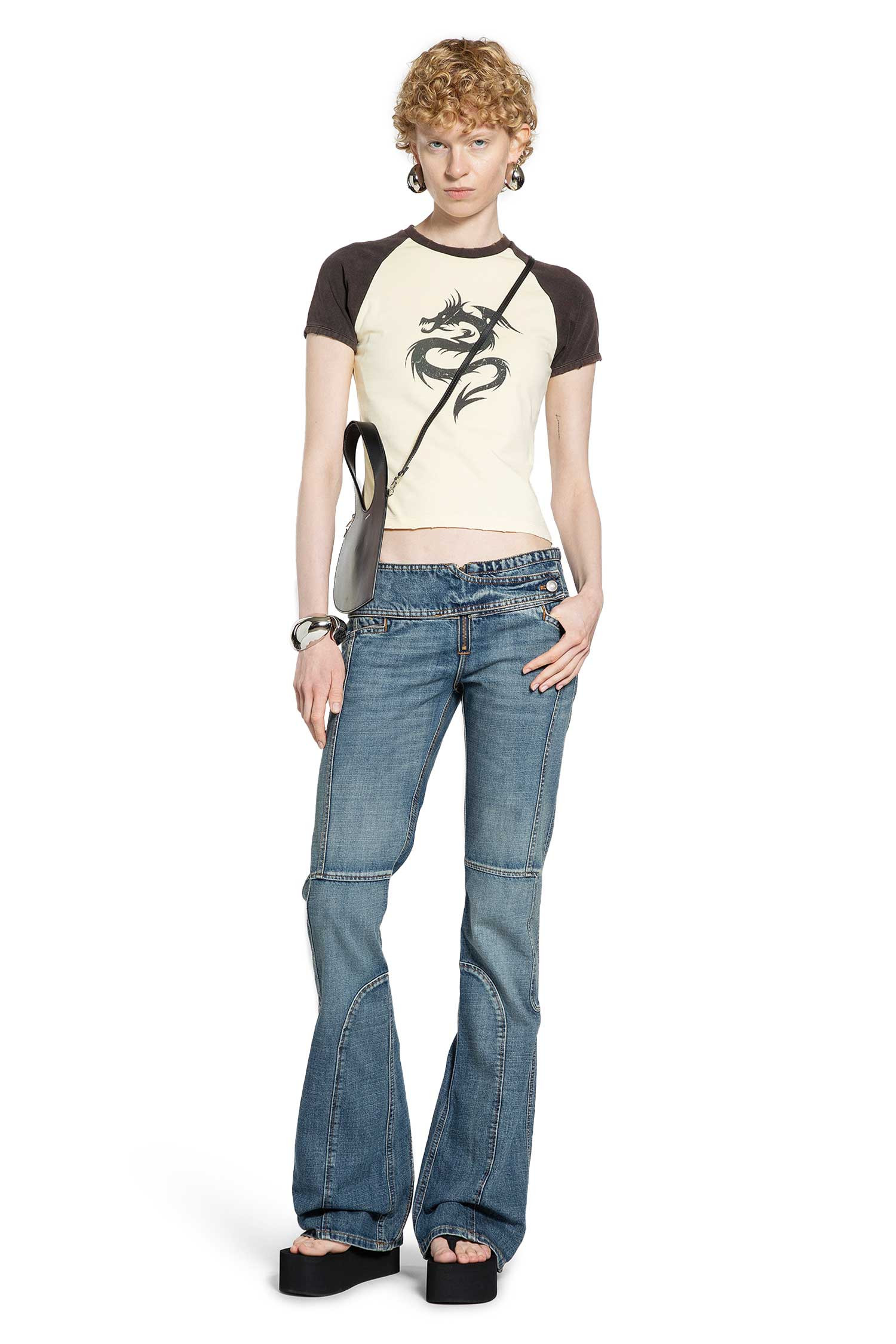 Yoke Denim Pants - 5