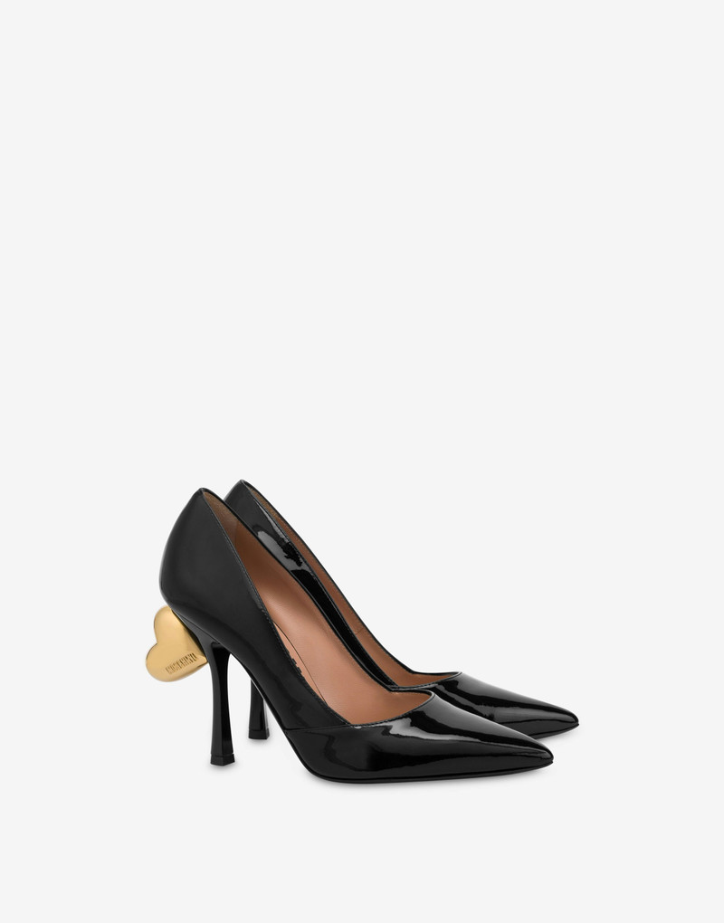 SWEET HEART PATENT LEATHER PUMPS 1