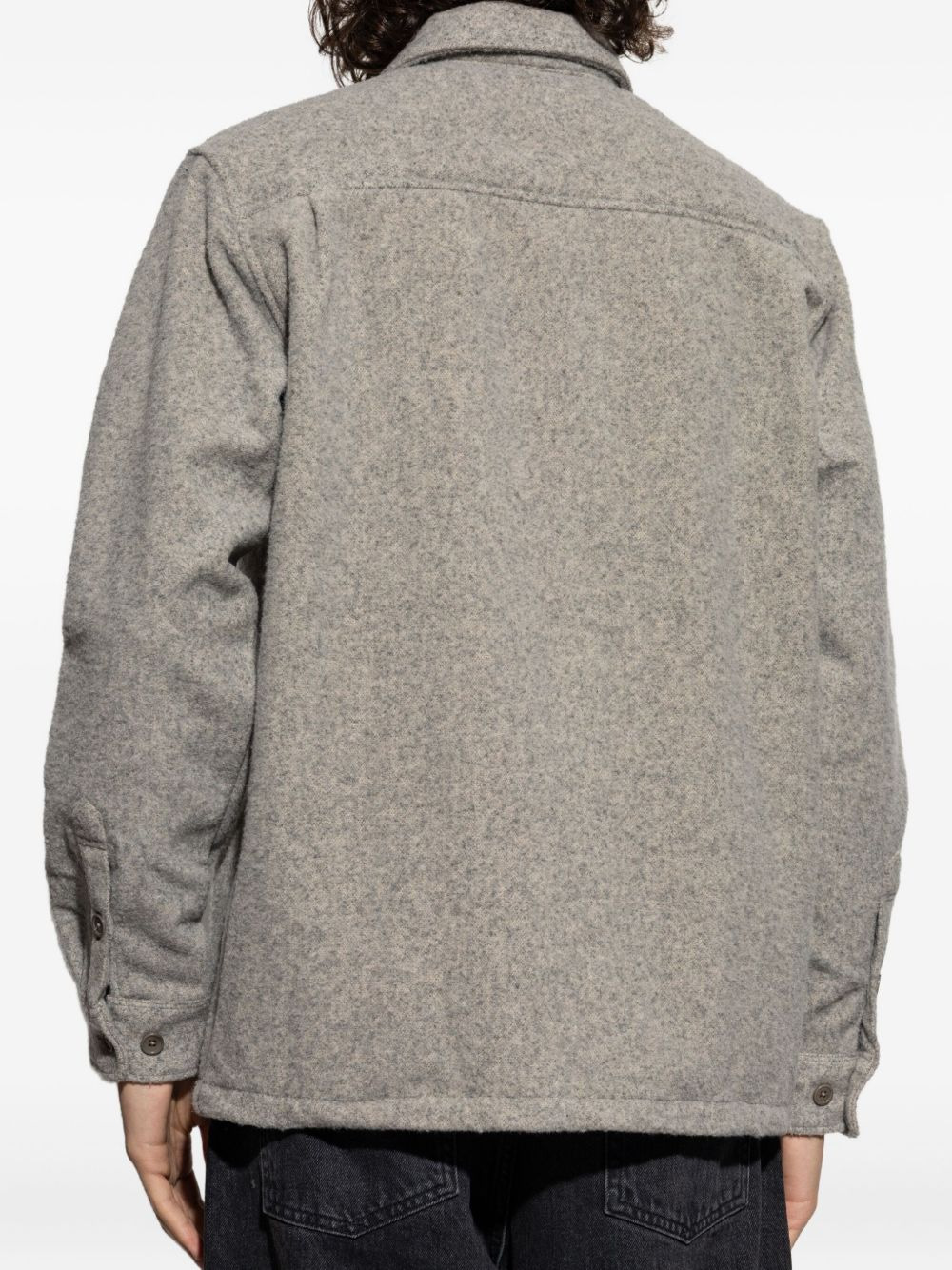 button-fastening overshirt - 4