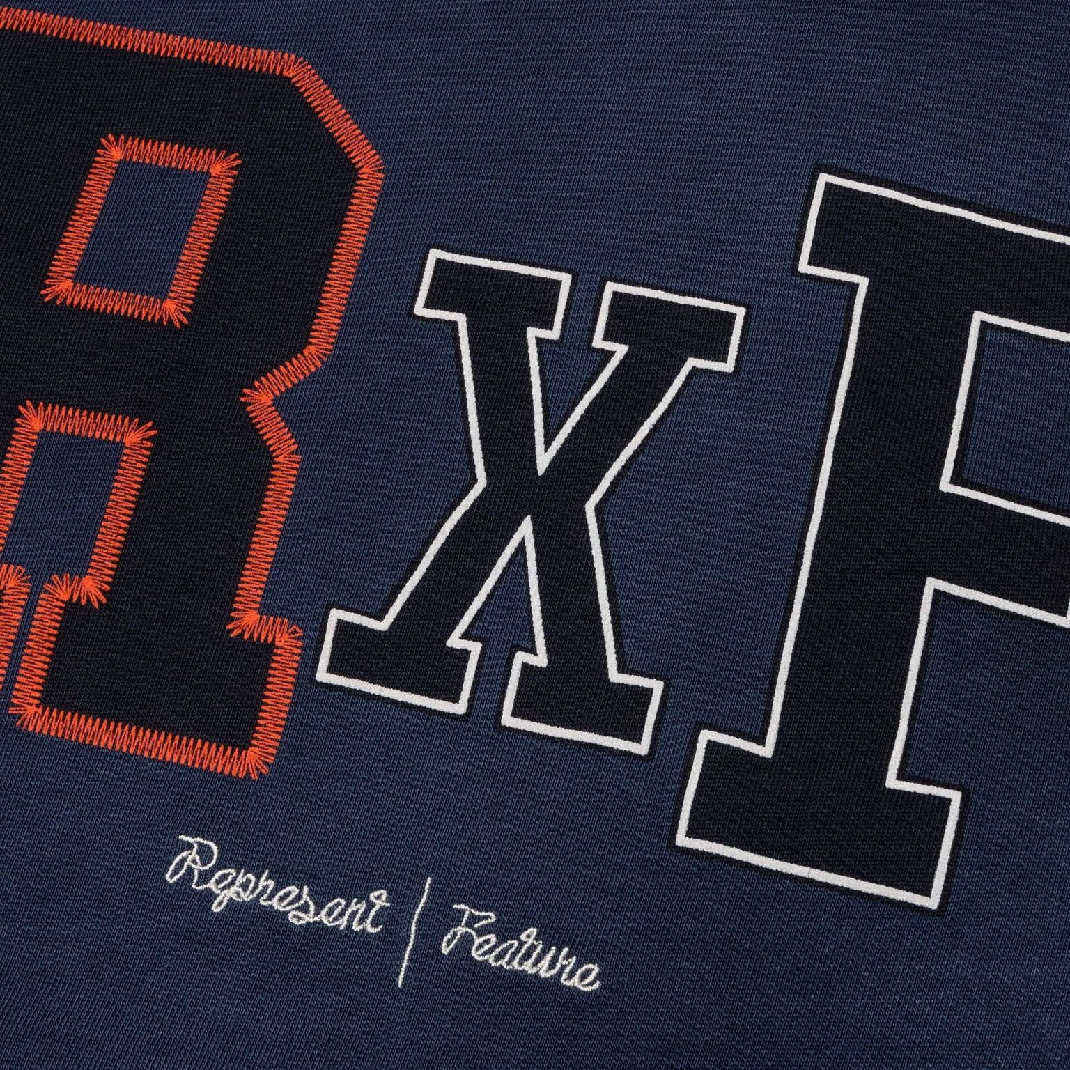 FEATURE X REPRESENT CHAMPIONS L/S T-SHIRT - MIDNIGHT NAVY - 3