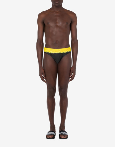 Moschino MOSCHINO PAINT BIKINI BOTTOMS outlook