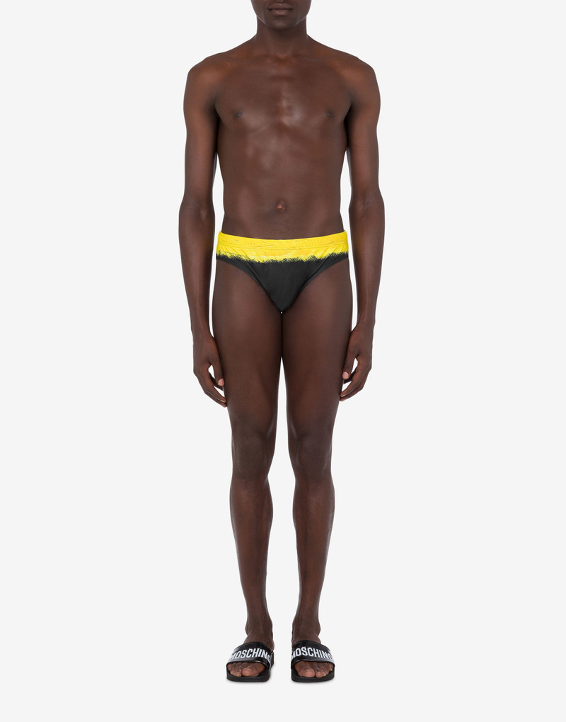 Moschino MOSCHINO PAINT BIKINI BOTTOMS outlook
