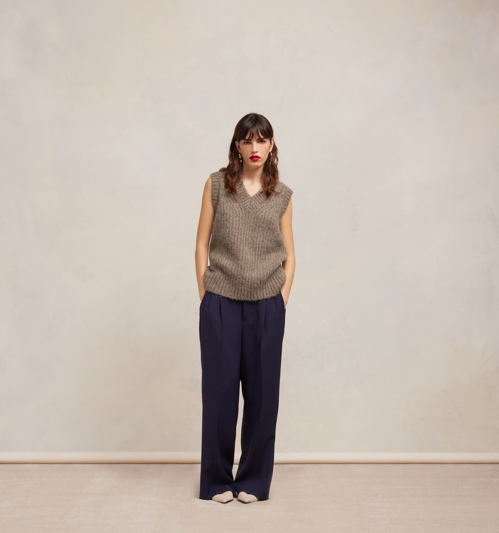 Ribbed Chunky Sweater - 4