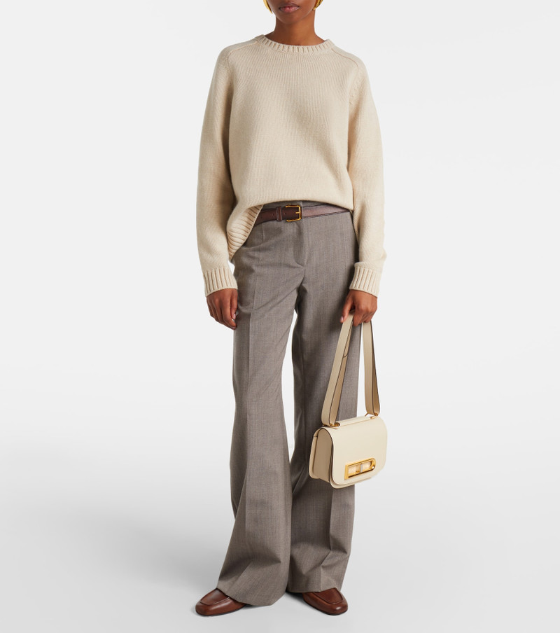 DELVAUX Lingot leather crossbody bag outlook