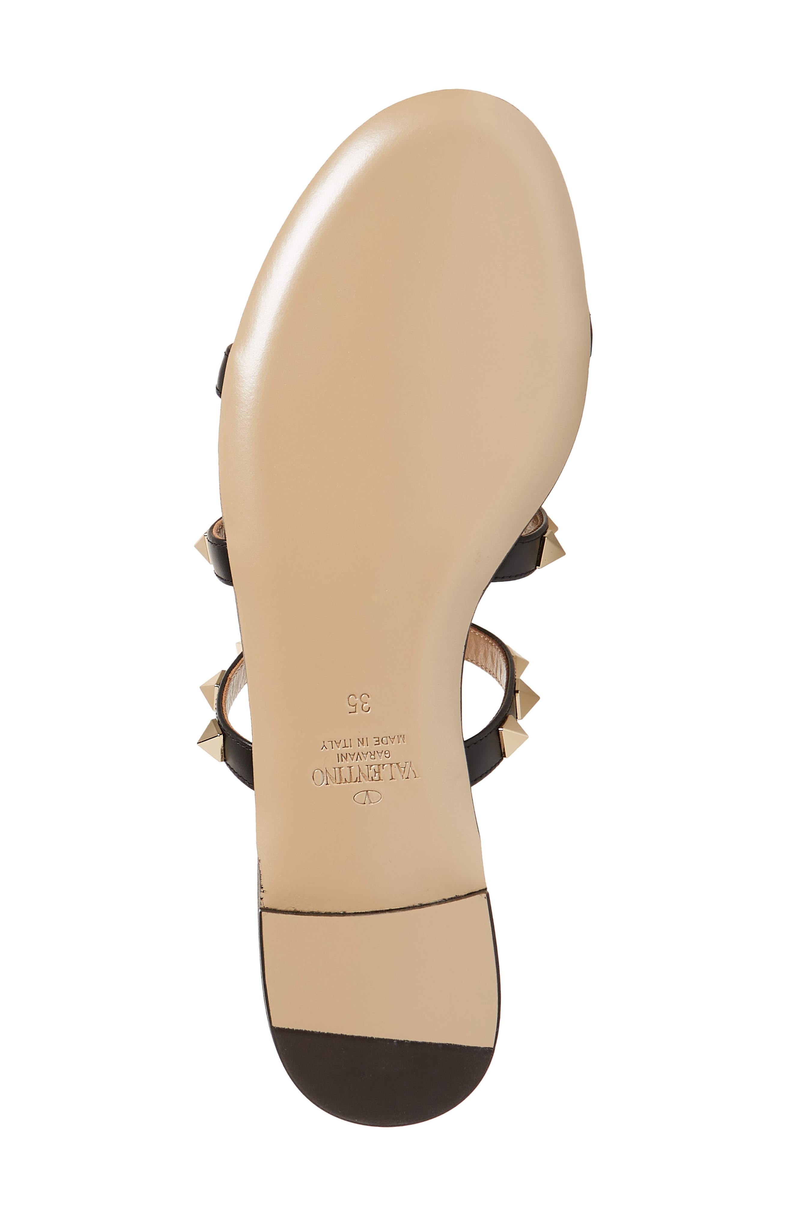 Valentino Garavani Rockstud Slide Sandal in 0No Nero at Nordstrom - 6