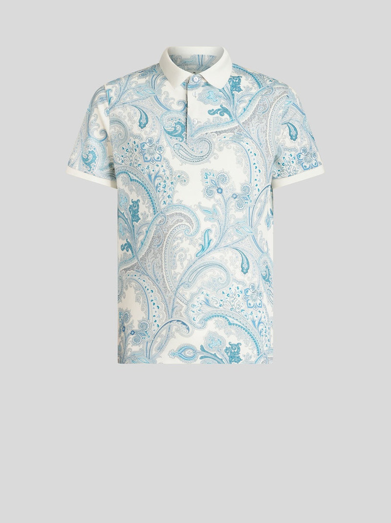 ORNAMENTAL PAISLEY POLO SHIRT 1