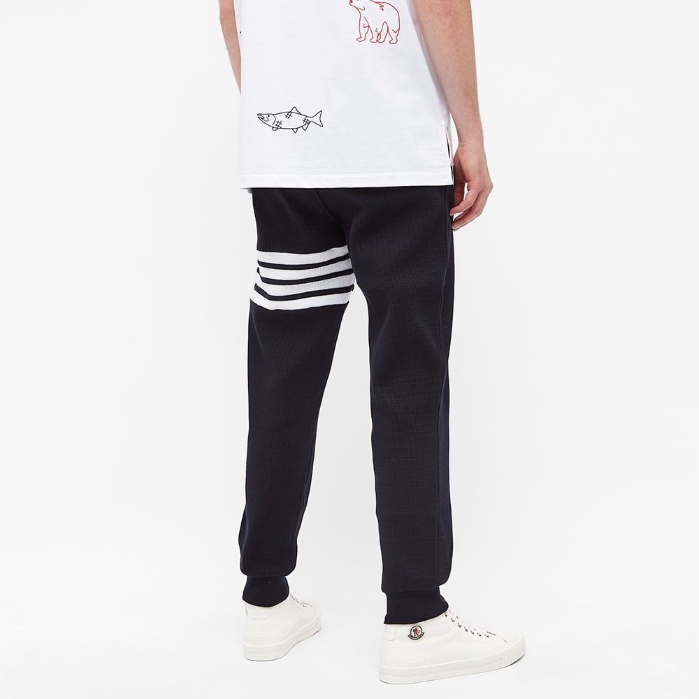 Thom Browne 4 Bar Waffle Sweat Pant - 5